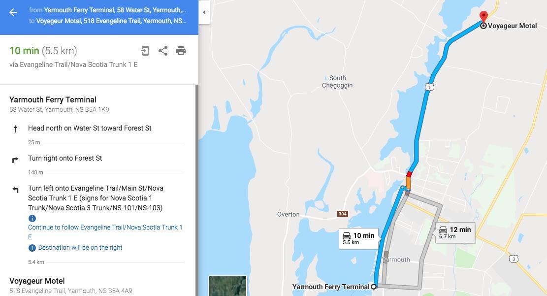 Voyageur Motel Yarmouth Εξωτερικό φωτογραφία